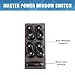 X AUTOHAUX F87Z-14529-AA Car Master Power Window Switch Front Driver Side for Ford Explorer 1998-2001 for Mercury Mountaineer 1998-2001