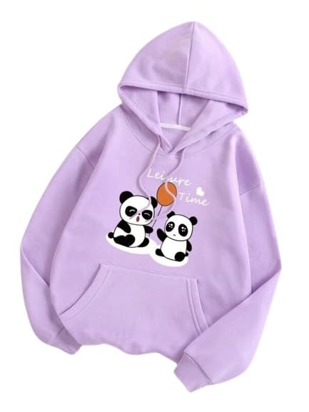 Image of Sweatshirt for Women Cartoon Graphic Drawstring Thermal Lined Oversized Sweatshirts Fashion Casual Women's Warm Sweatshirt Long Sleeve O Neck Lightweight Woman Hoodies