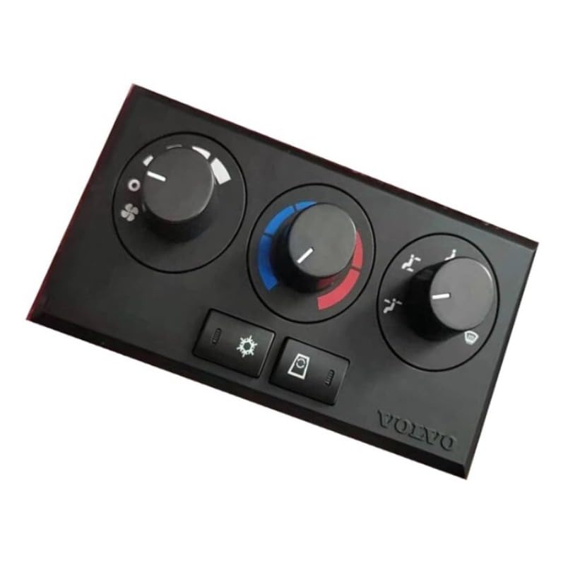 Air Conditioner Control Switch Panel 14611579 VOE14611579 Compatible with Volvo EC55C EC80D Excavator Parts