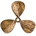 Hobby Lobby Nautical Ship Boat Airplane Rustic Propeller Bronze Metal Wall Home DÃ©cor
