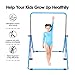 Dai&F Gymnastics Bars for Home, Adjustable Height Expandable Gymnastics Bars, Gymnastics Training Bar Children Folding Monkey Bars, bar Gymnastics for Home for Girls Boys(Blue)