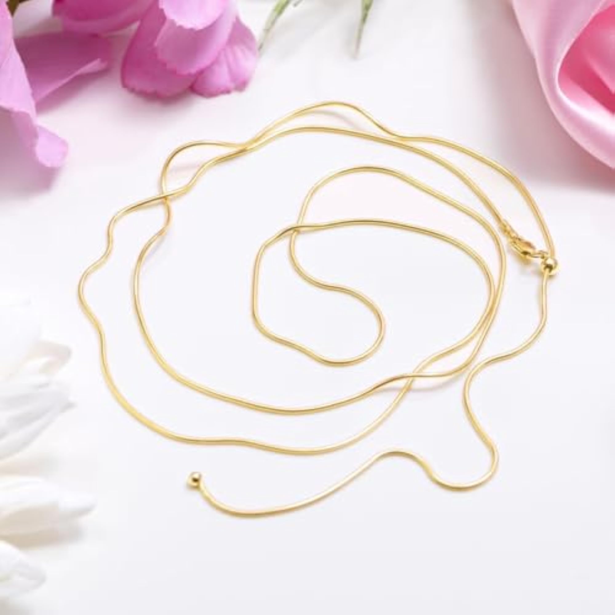 Women's Gold Plated 925 Sterling Silver Waist Chain, Timeless Layers