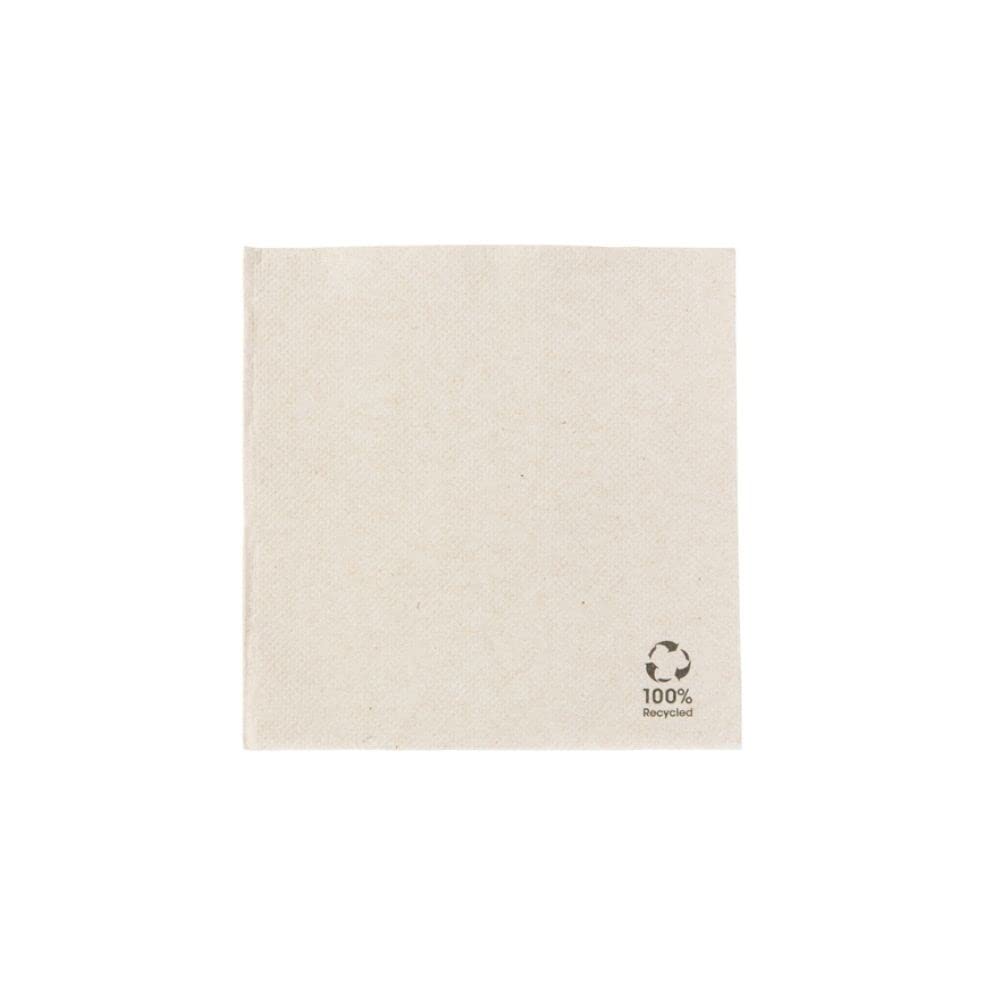 BIOZOYG Premium Tovaglioli carta 25 x 25cm carta riciclata non sbiancata I scuri 2 strati I Tovaglioli gastronomia piega 1/4 I tovaglioli ristorazione I tovaglioli feste ospiti 3000 pezzi