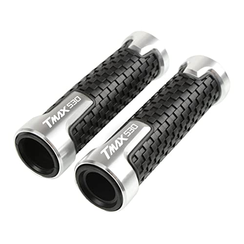 Poignées TMAX 530 anti vibration embouts alu pour éliminer la fatigue 22mm
