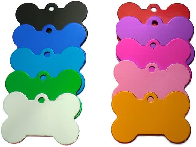 100 ピース アンチロスト 犬 猫 ID ネームタグ パーソナライズ アルミニウム カスタム 刻印 ペット名 電話番号 ID タグ