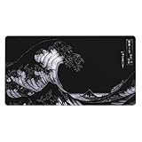 MTG Playmat Dark Great Wave Board Game Card Game Trading Card Game Play Mat TCG Mat Desk Pad Original Hand...