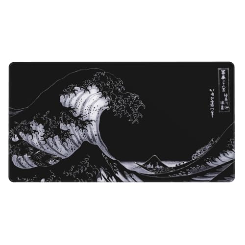 MTG Dark Great Wave Stitched Playmat
