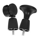 NUOBESTY 1set Heavy Duty Office Chair Caster Wheels for Carpet and Hard Floors Replacement Casters Smooth Rolling Design for Desk Chairs and Office Furniture