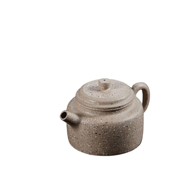 Teiere Teiere di Argilla Viola da 160 ml Pentola Fatta a Mano Minerale Grezzo Sabbia Grossa Giada Bianca Segmento Fango tè Ammollo Bollitore Zisha Teaset Teiera
