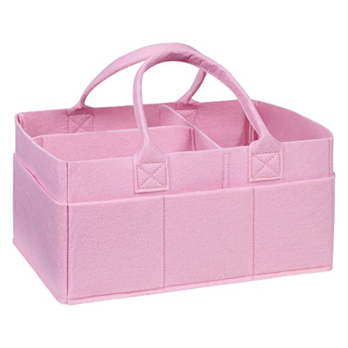 Sammy & Lou Trend Lab Felt Storage Caddy Ice Pink BrickSeek