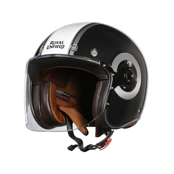 Royal Enfield Spirit of SM ID ABS GL Green ISI and DOT Certified Riding Helmet (XL) 60 Cm - High Impact Grade Thermoplastic & High Density EPS Liner for Superior Impact Protection and Durability
