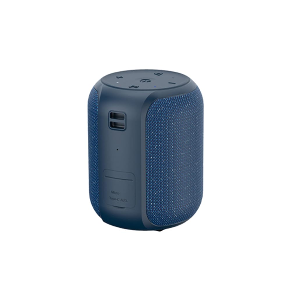 Altoparlante wireless impermeabile IPX6 Subwoofer Surround Sound Altoparlante Lettore musicale Altoparlanti Conferenze di canto Guida turistica, Blu