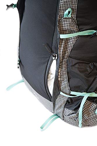 Granite Gear Blaze 60L Backpack - Women's Black/Black Gingham/Teal Regular #TOP6