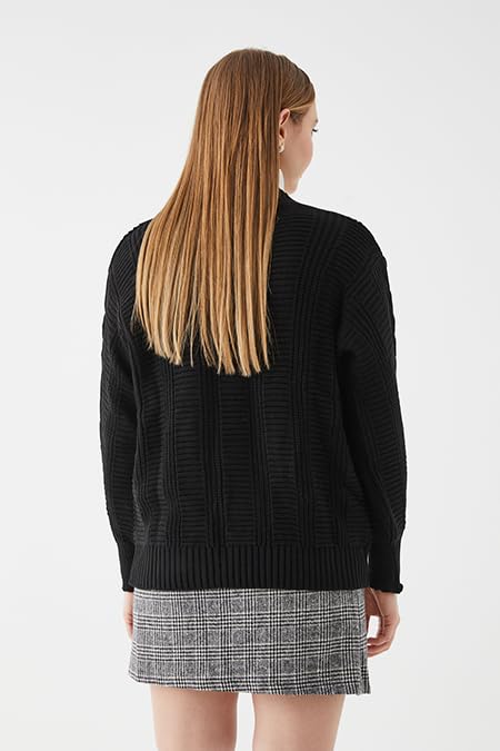 Image of Women's Cardigan Sweaters - Long, Chunky Knit, Cable Knit, Grandpa Style Coat