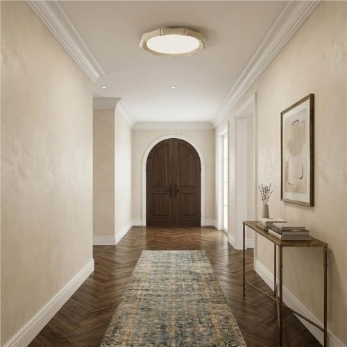 Moderne plafonnier blanc romantique français LED variable - 2