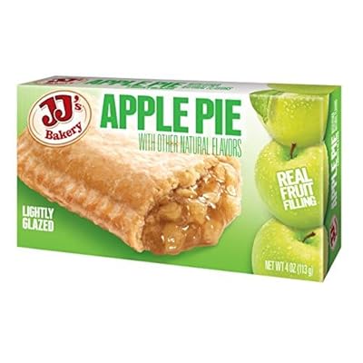 JJ&amp;#39;s Bakery Apple Snack Pie, 4 oz [6-Pack]