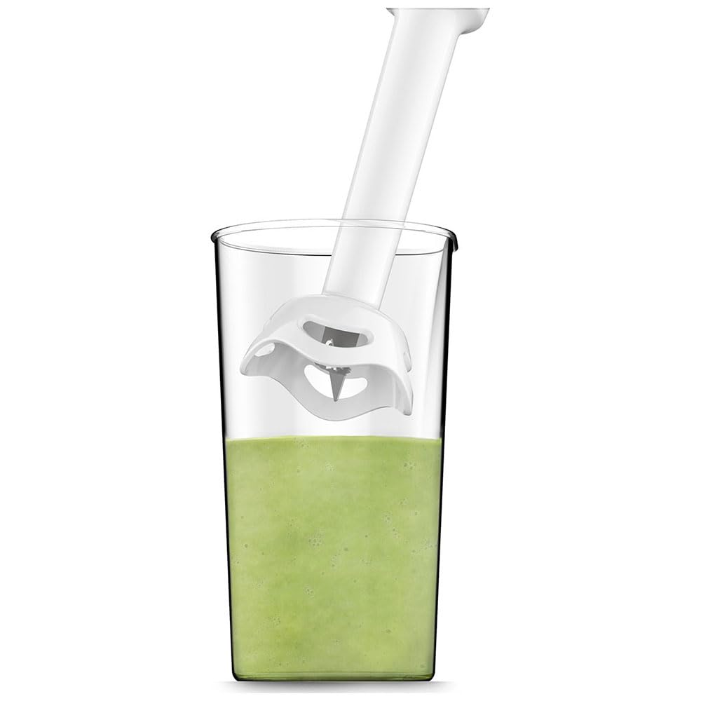 Moulinex Easychef DD45A1 blender ręczny, 450 W, 2 stopnie prędkości, ostrza Zelkrom, biały