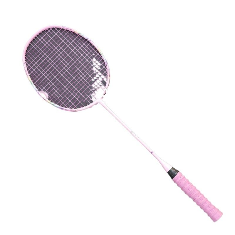Federball Set 8U 62G Badmintonschläger mit Saite Professioneller Trainingsschläger Speed ​​Padel for den Erwachsenensport