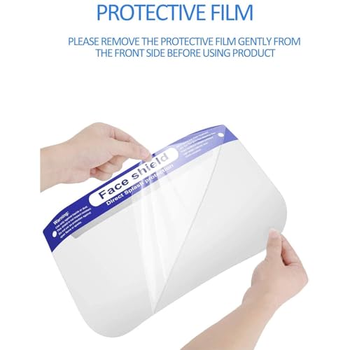 Clearview Containers Clearview 10 Pk Face Shield Reusable Washable Protective Cover Clear Mask Anti-Splash Anti-Fog Anti-Dust Soft All Day Comfort thumb #2