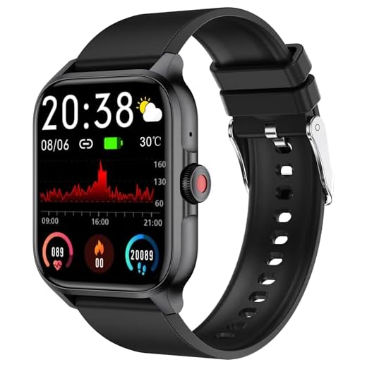 Yihou Fitness Tracker Heart Rate Blood Pressure Watch Blood Oxygen Monitor Pedometer Step Counter Activity Tracker Big Fitness Tracker for Women Men Smart Watch for Android Phones Compatible iPhone