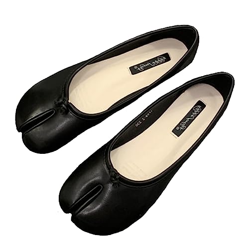 [RizaBina] 足袋 パンプス フラットシューズ 歩きやすい レディース 痛くない ローヒール ぺたんこ フラット 足袋パンプス 通勤のサムネイル