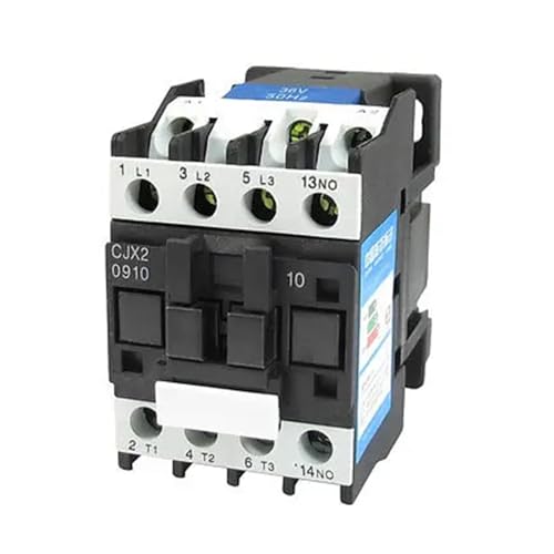Contacteur rail DIN 35mm CJX2-0910 bobine AC 36V 20A tripolaire NO