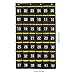 Numbered Classroom Pocket Chart for Phones Calculator, Classroom Phone Holder Hanging Closet Holder Hanging Wall Door Organizer Phone Pocket Holder for Classroom (Grey 42 Pockets)