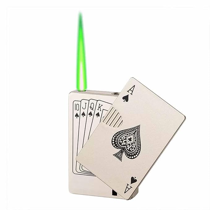 VRINDVASINI Premium Essential Pocket Lighter - Slim Metal Body | Windproof Refillable Cigarette Lighter | Stylish Ikka Design for Men-image-15