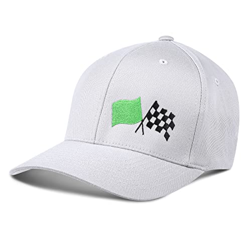 Gorra de béisbol Racing bordada Flexfit ajustada para hombre miniatura 1