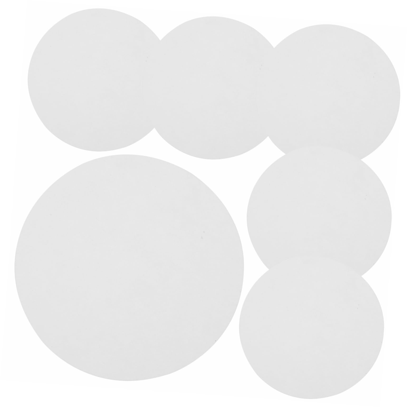 Garneck 200pcs Qualitative Filter Paper 7cm Round Medium Speed Lab Filter Sheets for Food Grade Chemical Analysis Labs Supplies