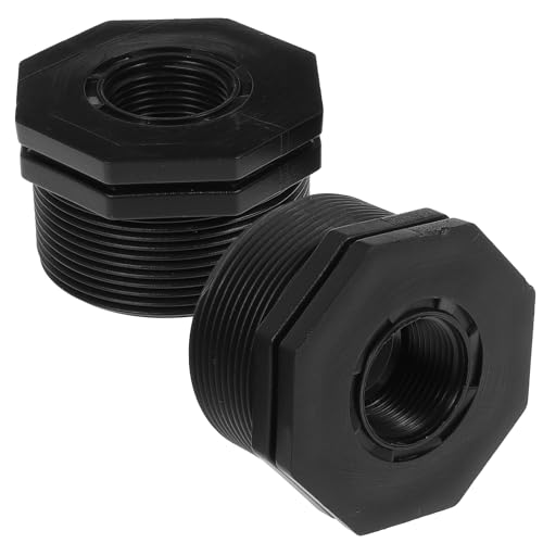 HIAKDOFT 2 Piezas Conector del Tanque de Agua Manguera Doble Abrazaderas para Cables Adaptador Reparar Conector de pecera Conector para Piscinas Conector para acuarios páginas Grey