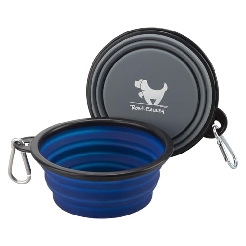 Collapsible Dog Bowls for Travel, 2-Pack Dog Portable Water Bowl ...