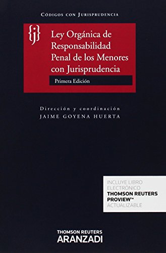 Portada de Ley Orgánica de Responsabilidad Penal de los Menores con Jurisprudencia