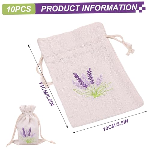 Bolsitas Sachet Caja 10pcs 14x10cm Lila Rústica miniatura 5