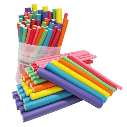 Produktfoto von PREMIUM Papilotten Lockenwickler - 42 Stück für sanfte und natürliche Locken! Geeignet für große und kleine Locken&hellip;