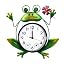 Frog With Flower