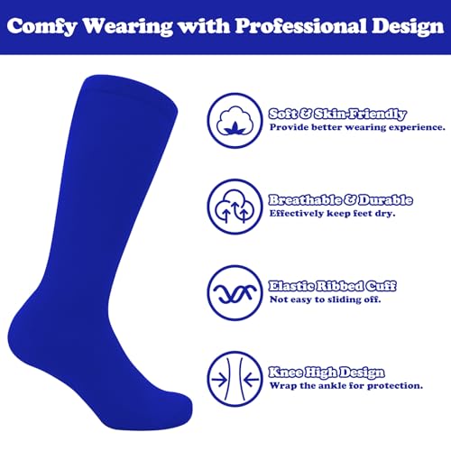 Image of Sarfel Toddler Soccer Socks Kids Soccer Socks Youth Soccer Socks Kids Baseball Socks Girls Softball Socks Boys Football Socks