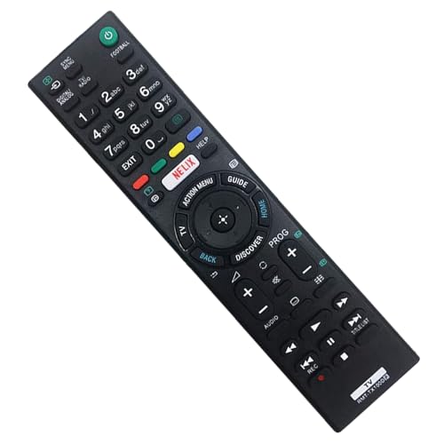 Reemplazo Mando Sony RMT-TX100D para Sony Bravia TV LED LCD Smart TV RMT-TX102D RMT-TX200E RMT-TX300E - No es Necesario configurar