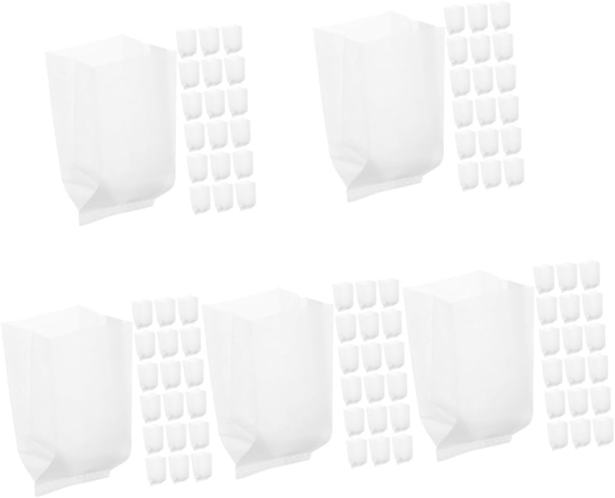 Sosoport 500pcs Non-Woven Plant Nursery Grow Bags Portable Planting Pouches for Use Breathable for Healthy Root Growth Gardening Containers