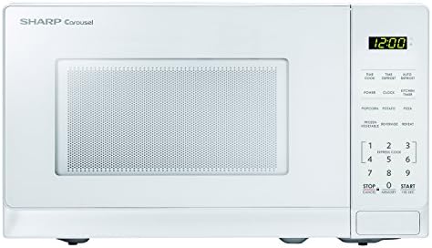 Sharp Microwaves ZSMC0710BW Sharp 700W Countertop Microwave Oven, 0.7 Cubic Foot, White