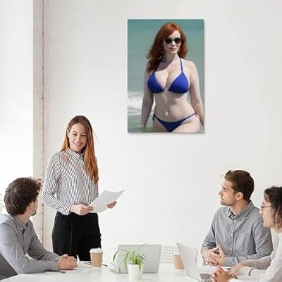 Christina Hendricks Sexy Actress Poster Art Print Ecuador | Ubuy