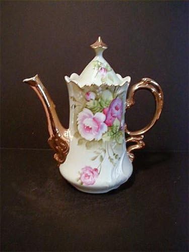 Amazon.com | Lefton Green Heritage Rose Tea Pot: Other Products: Teapots