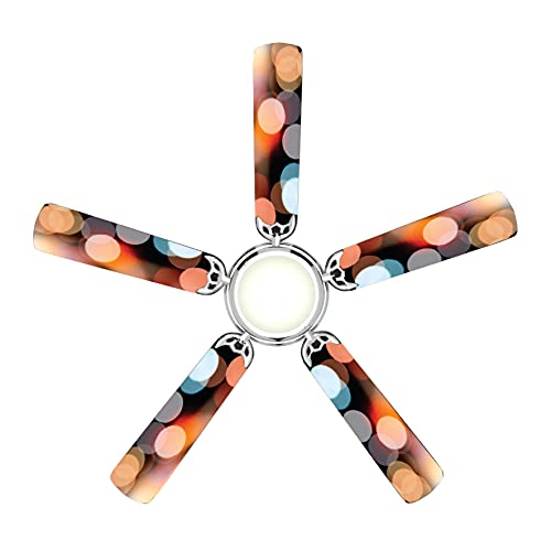 woopme Shining Light Wrap Ceiling Or Roof Fan Blade Stickers for Living Kids Couple Bedroom Home Office Decor Vinyl Printed Fan Leaf Decal L X H 50 X 16 Cms Each (5 pcs) woopme Shining Light Wrap Ceiling Or Roof Fan Blade Stickers for Living Kids Couple Bedroom Home Office Decor Vinyl Printed Fan Leaf Decal L X H 50 X 16 Cms Each (5 pcs)