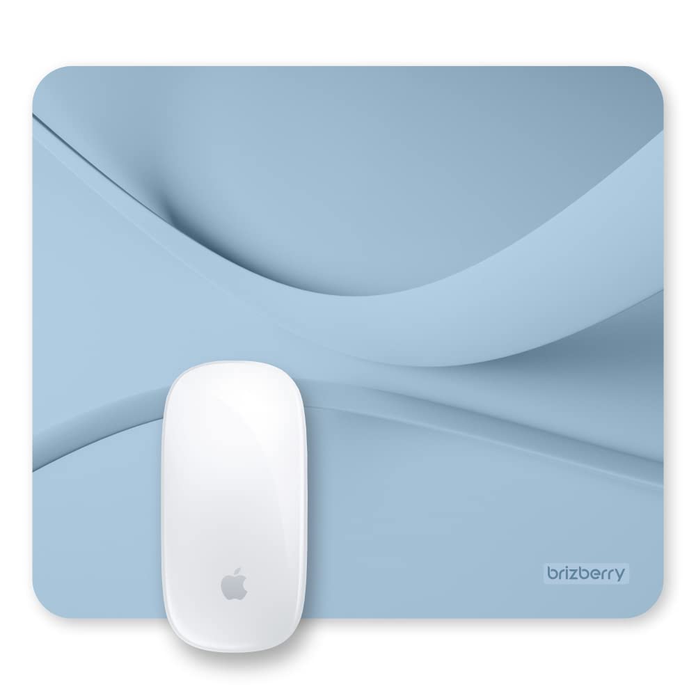 Brizberry Art-Pro Mouse Pad, Optimised for Speed and Precision, Premium Anti Skid Rubber Base, for Office Desktop Laptop PC Mac, 240mm x 240mm x 3mm (112S - Pack of 1)-image-12