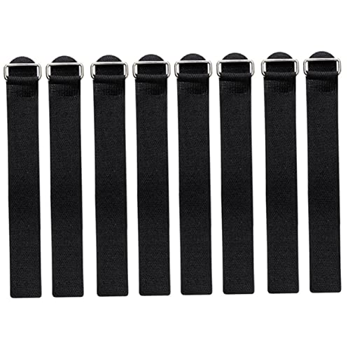 TOGEVAL 8pcs - Shoe Cover Strap for Crampons Spikes Lightweight Elastic Traction Straps for Men Women and Boys and Girls for Hiking Walking and Activities