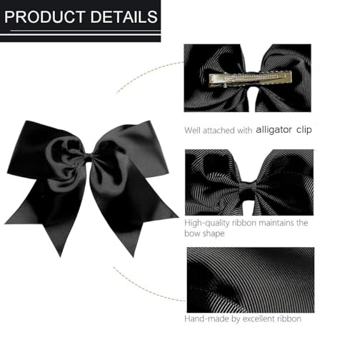 2 Packs Pinzas Jumbo de Pelo para Animadoras 8 Pulgadas miniatura 4
