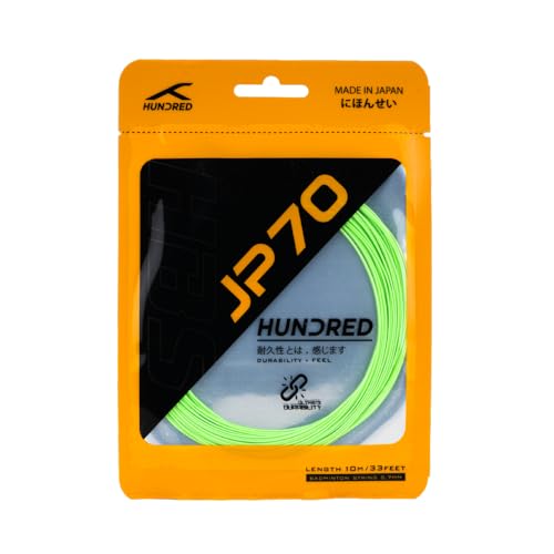 Image of Hundred JP 70 Badminton String | Versatile Power & Control | Durable Synthetic Gut | Comfortable Shock Absorption | Reliable Tension & Playability