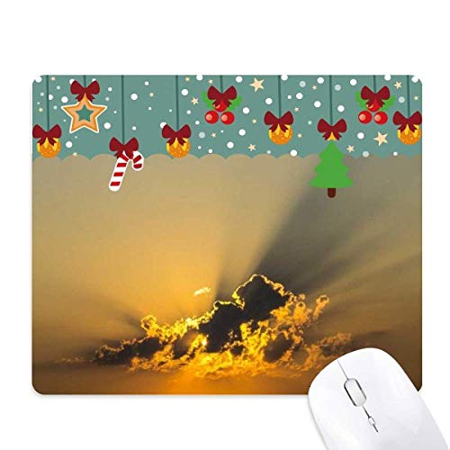 Tapis de souris nuages orange pour sublimer votre bureau en télétravail