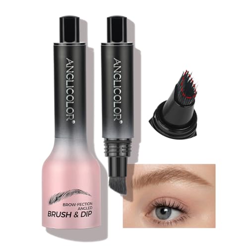 Anglicolor Brow Fection Angled Brush,Microblading Eyebrow Pen,Natural Brows Eyebrow Pencil,Easy To Color,Long Lasting,Quick Drying,Natural Shaping Outlining Filling Eyebrow Makeup (01#Blond)