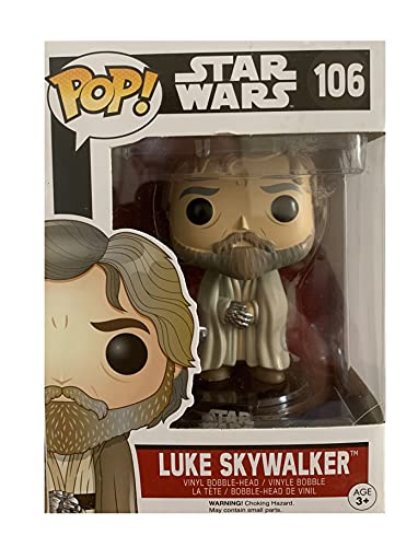 Star Wars Figura Vinilo Episode 7 - The Force Awakens Luke Skywalker (Con Barba) Bobble-Head 106 Figura De Colección